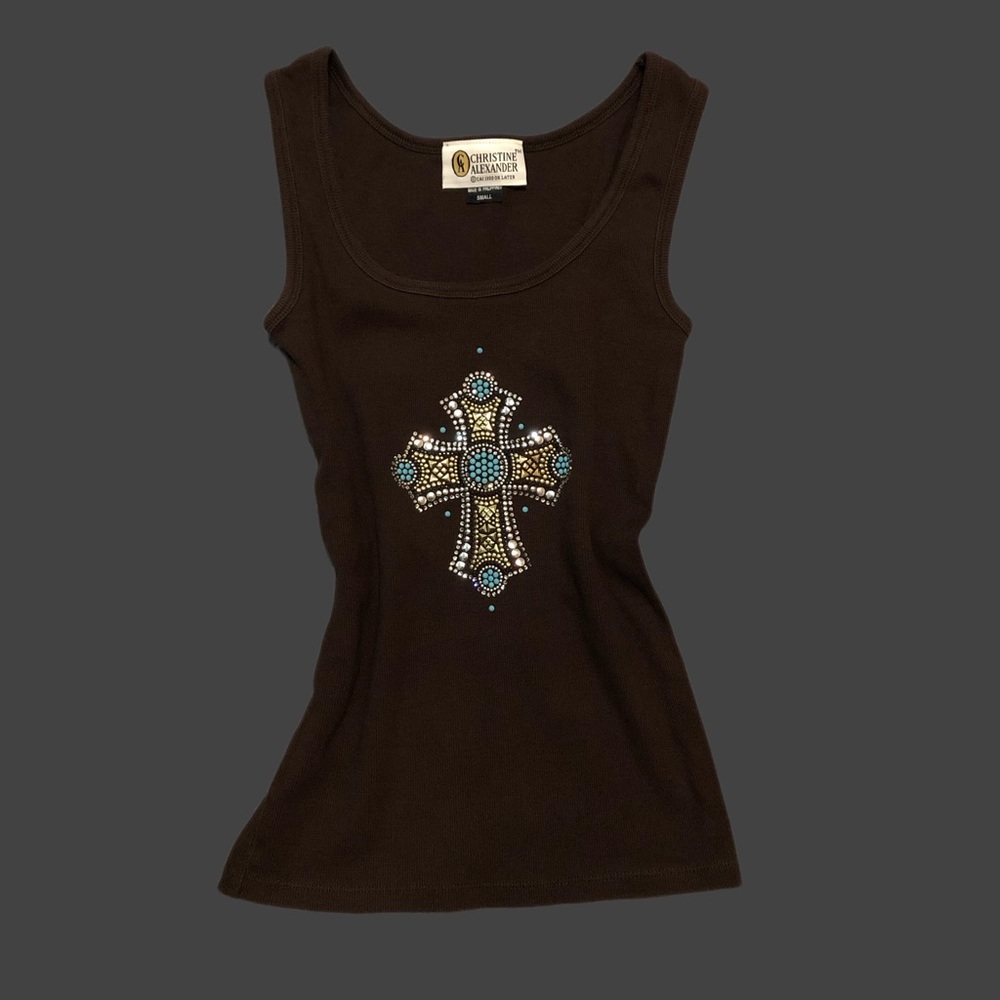 Sold - Bedazzled tank top